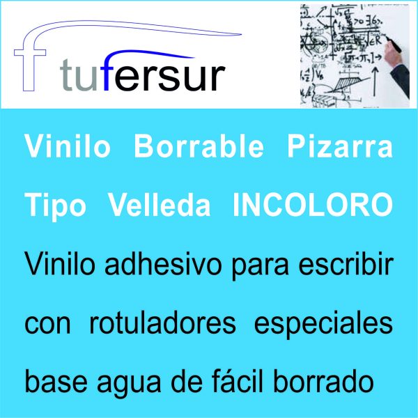 Vinilo Pizarra Incoloro para tipo Velleda