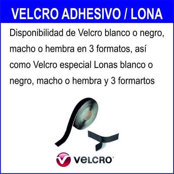 Velcro Adhesivo / Lonas